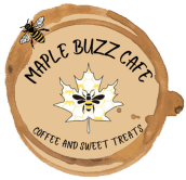 Maple Buzz Coffee Shop Logo